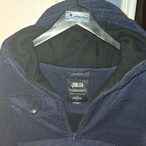 Publish Men's Navy Blue Hooded Vest